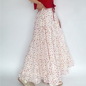 NWT Vici for Baevely Lovely Floral with Embroidery Maxi Skirt